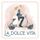 Dolce vita &agrave; deux sur une scooter vintage